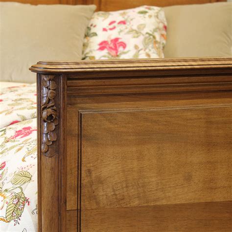 French Walnut Double Bed WD49 At 1stDibs