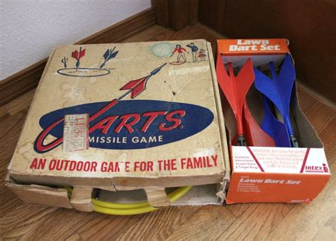 Vintage Jarts Lawn Yard Darts 1970s Missile Target Game Intex Etsy