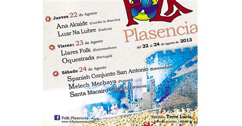 Programa Del Xviii Festival Internacional Folk De Plasencia Google Docs