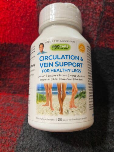 Andrew Lessman Circulation Vein Support Capsules Exp