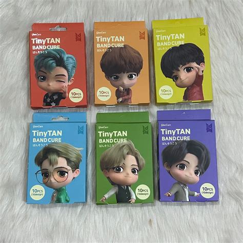 BTS Official TinyTAN Bandage 10 Pieces Dynamite Version Hobbies Toys