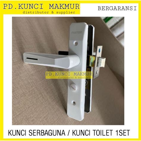 Jual Kunci Pintu Kamar Mandi Kunci Pintu Serba Guna Knob Warna Set