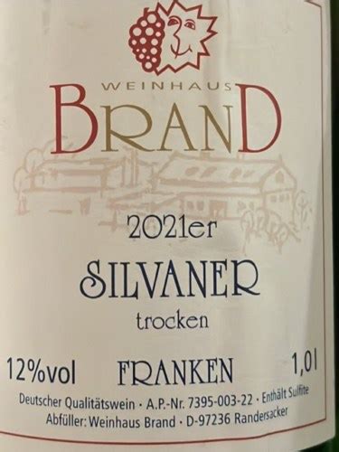 Brand Silvaner Trocken Vivino Us