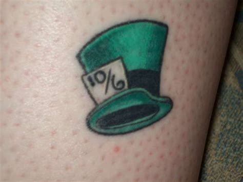 The Mad Hatters Hat Tattoo Mad Hatter Tattoo Tattoos Movie Tattoos