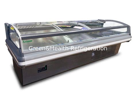 Custom Commercial Meat Freezer With Removable Glass Cover R A