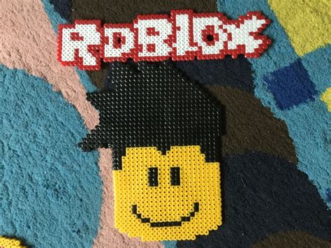 Roblox Head Perler Ponto Cruz Super Herói Cruz