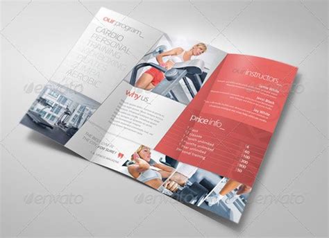 A Red And White Tri Fold Brochure