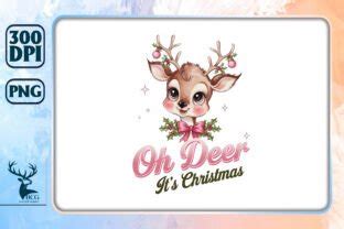 Oh Deer It S Christmas Time Graphic By Best Craft Graphics Creative