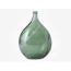 Vase Dame Jeanne En Verre Recycl L Silice Vert Olive Cdiscount