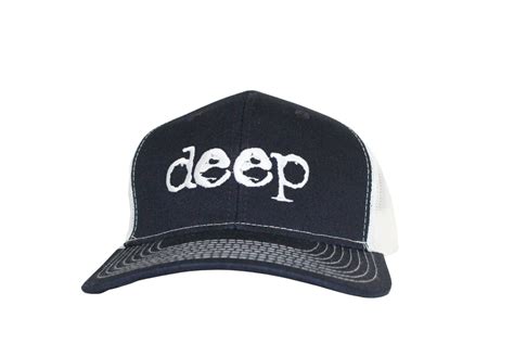 Navy Blue Deep Trucker Hat — Deep Usa