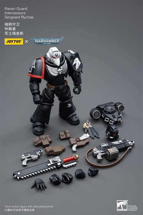 Joytoy Wh K Raven Guard Intercessors Sergeant Rychas Joytoy Figure