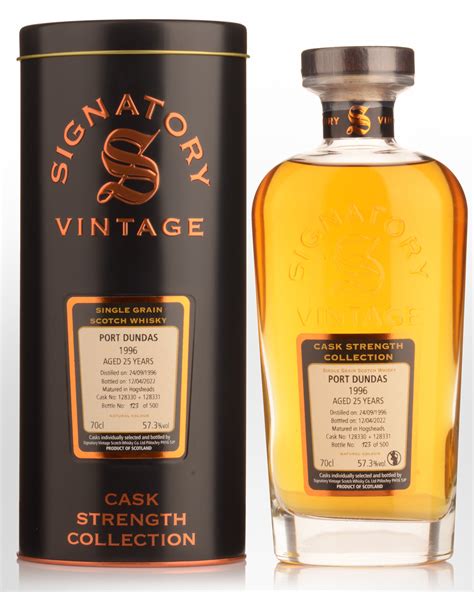 Signatory Vintage Port Dundas Year Old Cask Strength Single