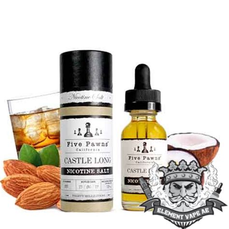 Castle Long Saltnic Five Pawns Jeddah Vape Dubai Salt Nic Ejuice