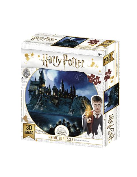 Puzzle Lenticular Castillo Hogwarts 500 Piezas Harry Potter