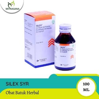 Jual Silex Sirup Obat Batuk Herbal Ml Obat Batuk Herbal Dan Pilek