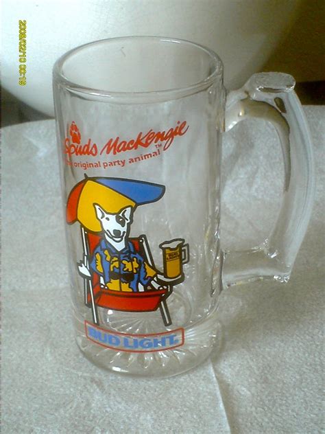 Vintage Bud Light Spuds Mackenzie Mug