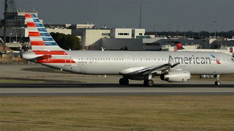 American Airlines Airbus A321 231 [n586uw] Takeoff Charlotte Clt Youtube