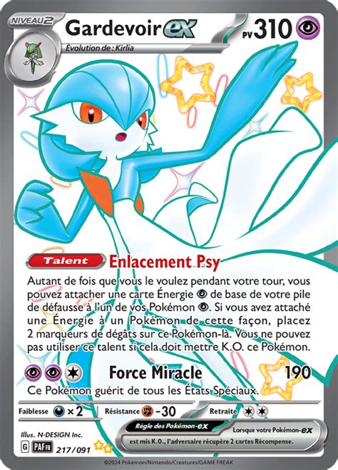 Gardevoir ex Écarlate et Violet Destinées de Paldea 217 Poképédia