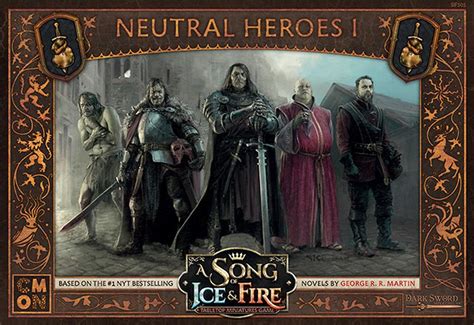 Cmon A Song Of Ice And Fire Tmg Neutral Heroes 1 Buy Online At The Nile