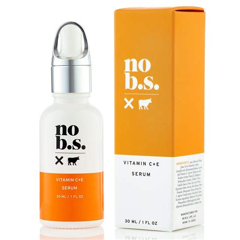 No Bs Vitamin C E Serum