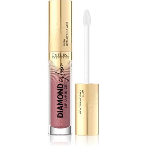 Eveline Diamond Glow Lip Gloss Brilhante Cido Hialur Nico Tom