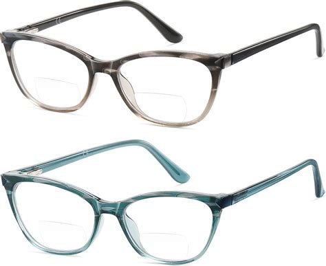 Amazon Kafirlo Bifocal Reading Glasses Women Cat Eye Blue Light