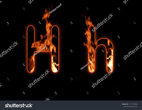 Arial Rounded Font Burn Fire Stock Illustration 1771145906 | Shutterstock