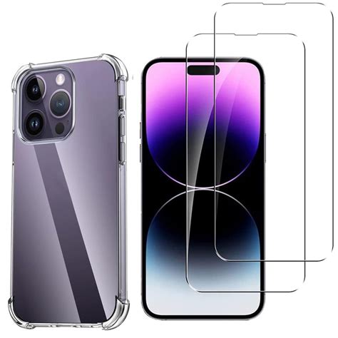 Capa Iphone Pro E Pel Culas De Prote O Tpu Transparente