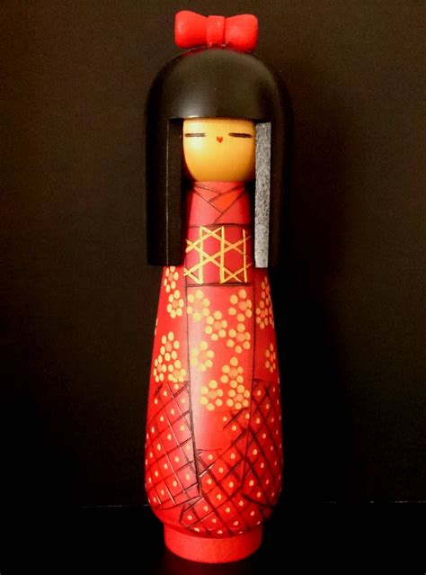 Japanese Wooden Dolls Meaning This Is A Japanese Wooden Doll Called