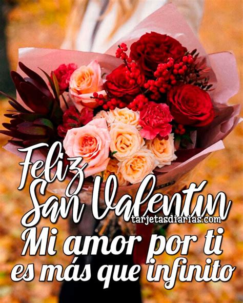 Feliz San Valent N Mi Amor Por Ti Es M S Que Infinito Tarjetas Diarias