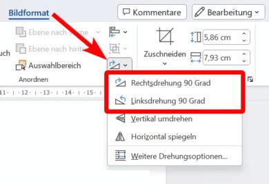 Bild Spiegeln Oder Drehen In Microsoft Word So Funktioniert S