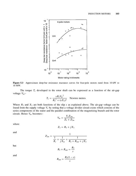 Electrical Notes 25 Induction Motors 103 Figure 5 Approximate Deep