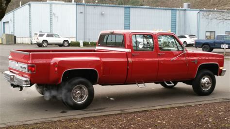 Super Rare Bone Stock 1988 Chevy K30 4x4 Crew Cab Dually Only 92 514 Orig Miles For Sale