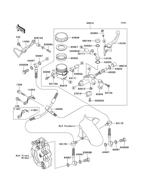 Maitre Cylindre Av Pour Ninja Zx R Zx F P Argent Esprit