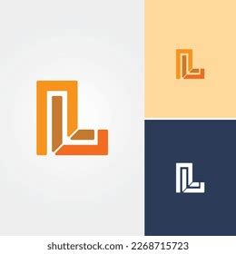 Yellow Letter L Logo Design Vector Stock Vector (Royalty Free ...