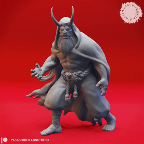 3D Printable Oni - Tabletop Miniature by Yasashii Kyojin Studio