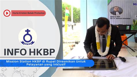 Info Hkbp Mission Station Hkbp Di Rupat Diresmikan Untuk Pelayanan