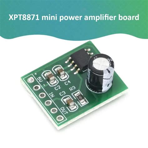 Mini XH M125 Mono Amplifier Board Module XPT8871 DC 5V 5W Audio