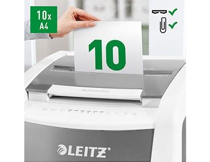 Leitz IQ Autofeed Office Pro 600 Automatic Micro Cut Paper Shredder P5