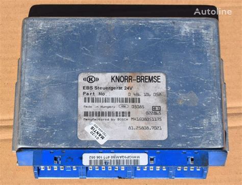 Knorr Bremse STEROWNIK EBS KOMPUTER 81 25808 7021 Control Unit For MAN