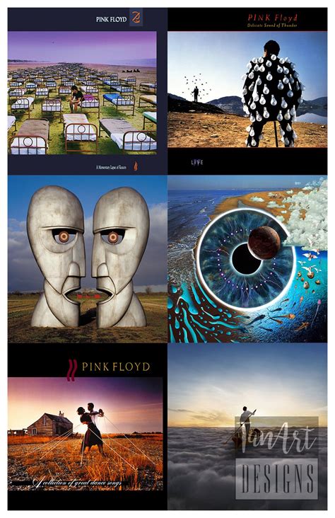 Framed Pink Floyd Album Covers Poster Set Of Three Pink Floyd Vintage Poster Retro Rock Poster