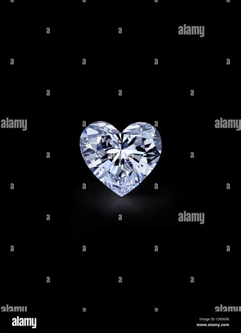 Heart Shaped Diamond Stock Photo - Alamy