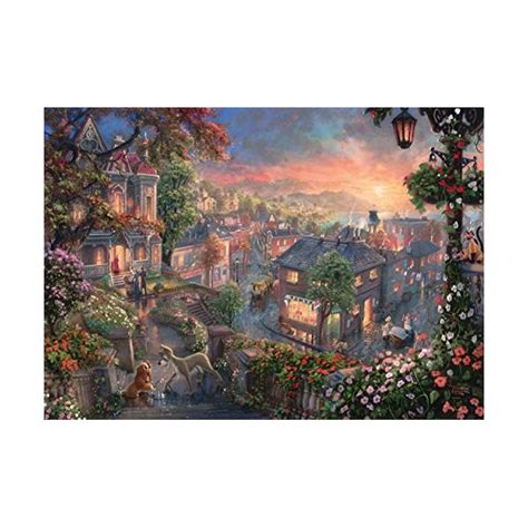 Schmidt Thomas Kinkade Disney Lady And The Tramp Jigsaw Puzzle