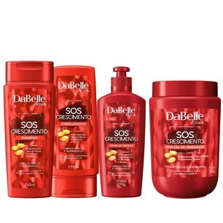 Kit Dabelle Hair Sos Crescimento Produtos Shopee Brasil