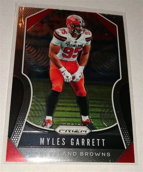 Myles Garrett Cleveland Browns Panini Prizm Card Number Ebay