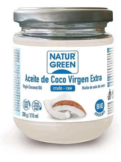 Aceite De Coco Virgen Extra Bio Y Natural De Naturgreen