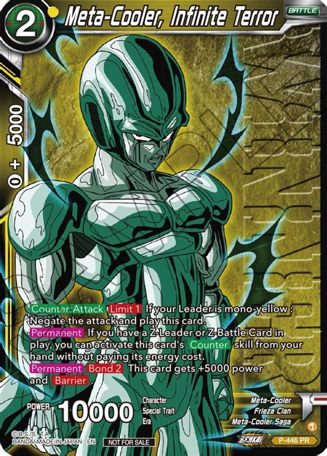 Meta Cooler Infinite Terror Winner Tournament Promotion Cards