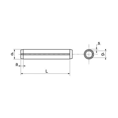 goupille élastique 4x10mm