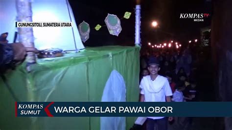 Warga Kota Gunungsitoli Gelar Pawai Obor Jelang Bulan Suci Ramadan