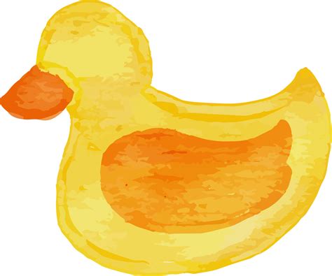 Rubber Duck Silhouette Clip Art